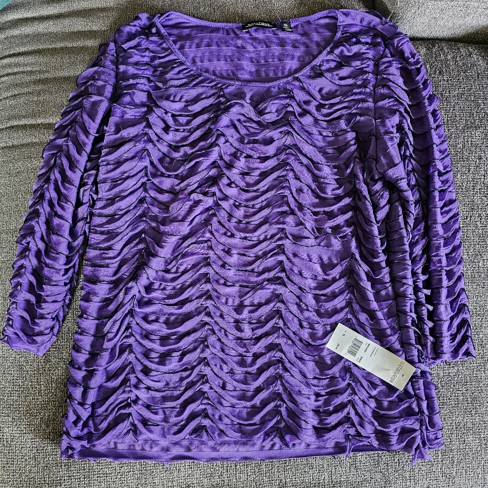 Notations Womens Dress Top